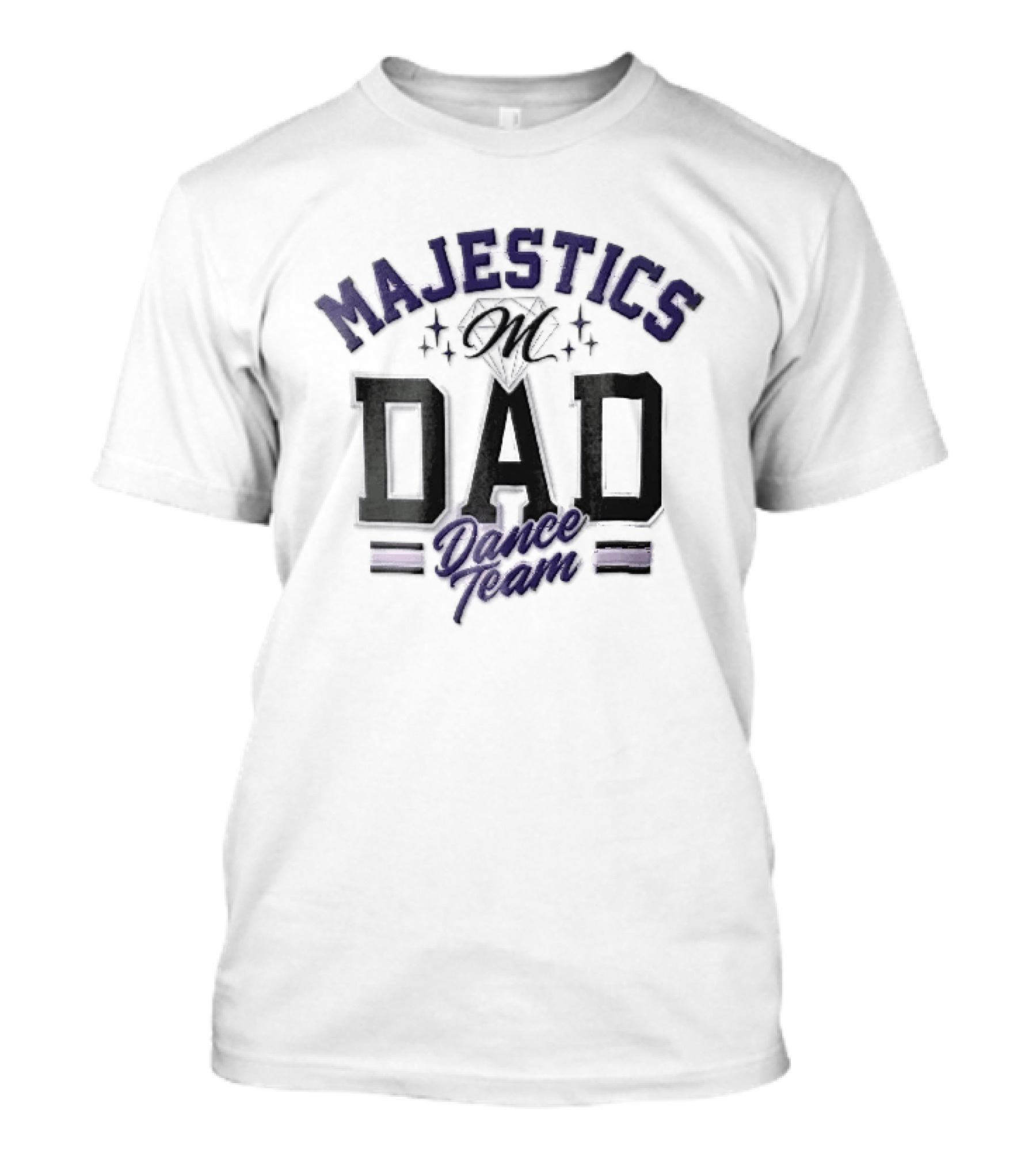 Majestics Dad Dance Team Diamond Sparkles T-Shirt