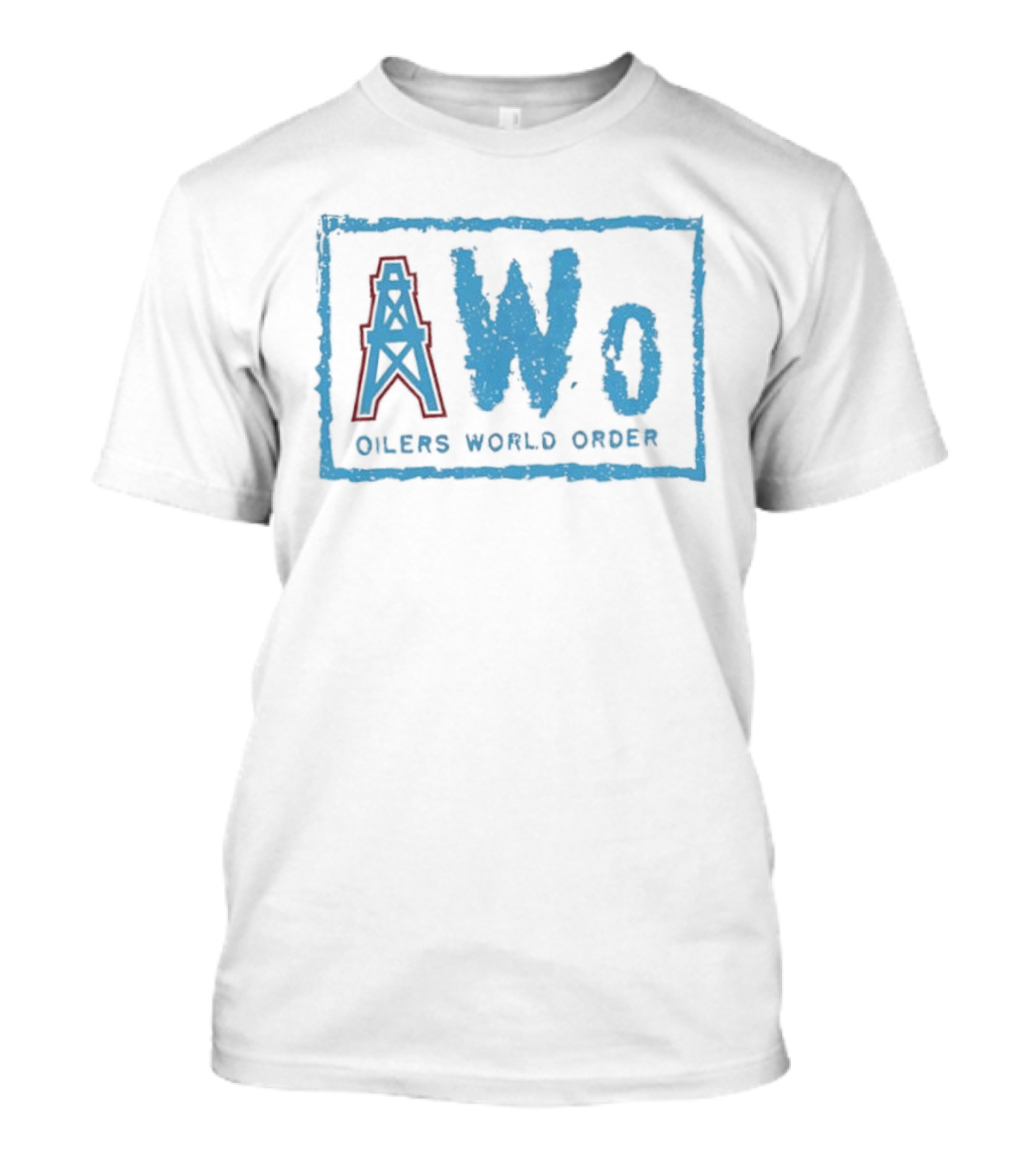 NWo Oilers World Order Houston Oil Derrick T-Shirt