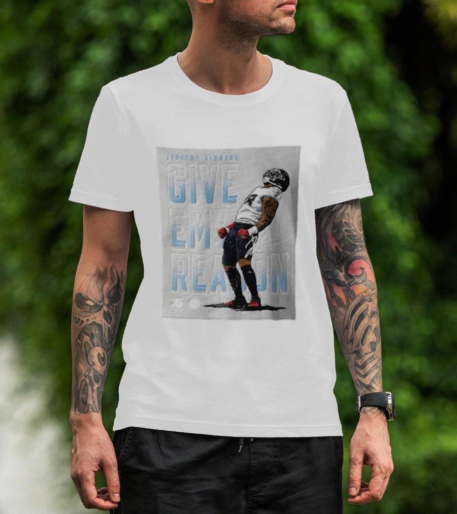 Tennessee Titans Give Em A Reason Jeffery Simmons 98 Flexing T-Shirt