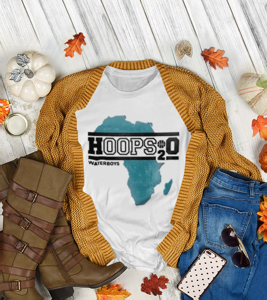 Waterboys Hoops H2o Distressed Africa Continent Map T-Shirt