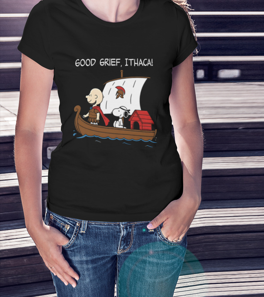 Good Grief Ithaca Charlie Brown Snoopy Peanuts T-Shirt
