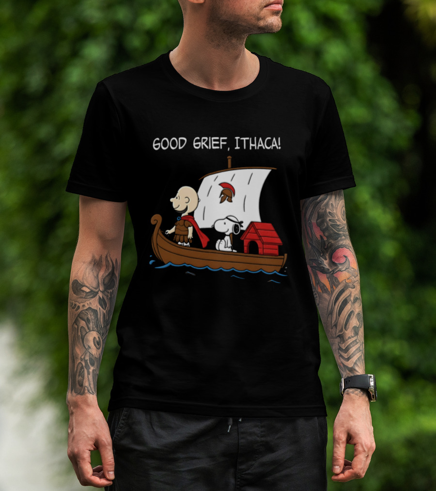 Good Grief Ithaca Charlie Brown Snoopy Peanuts T-Shirt