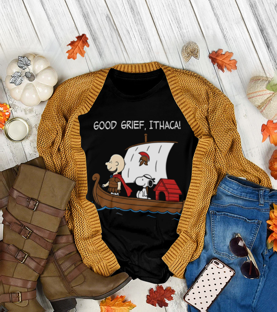 Good Grief Ithaca Charlie Brown Snoopy Peanuts T-Shirt