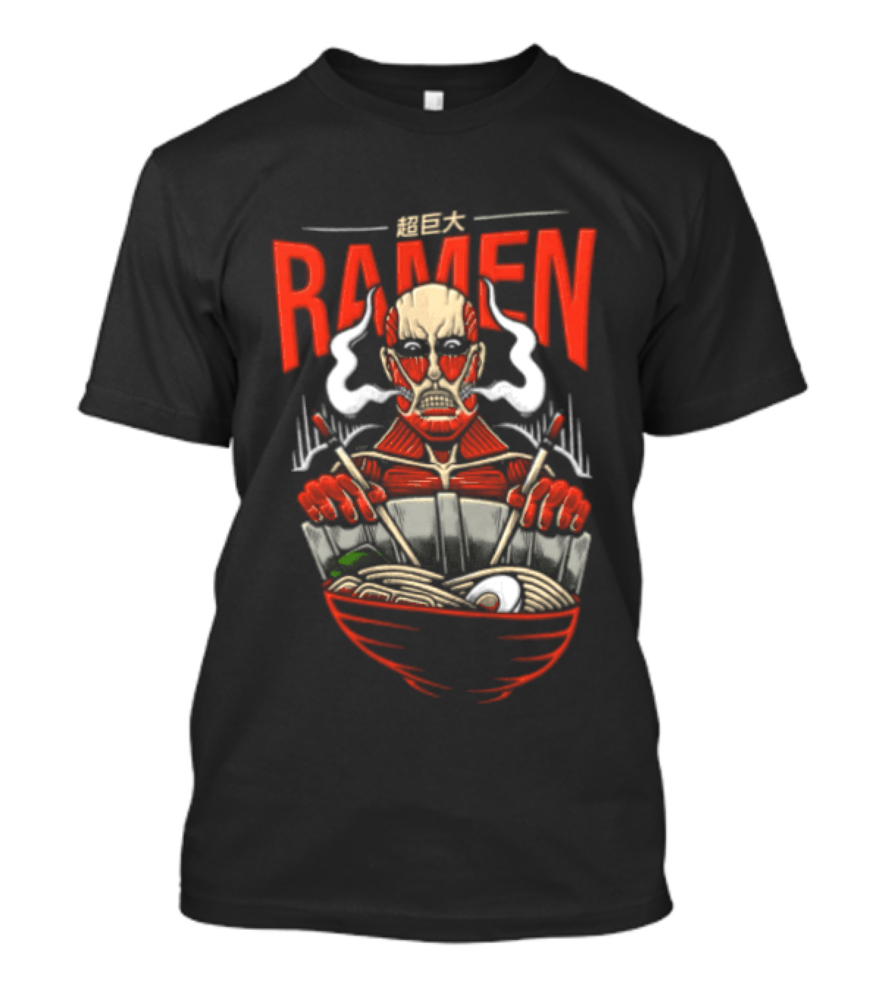 Titan Sized Ramen Colossal Noodles And Broth Delight T-Shirt