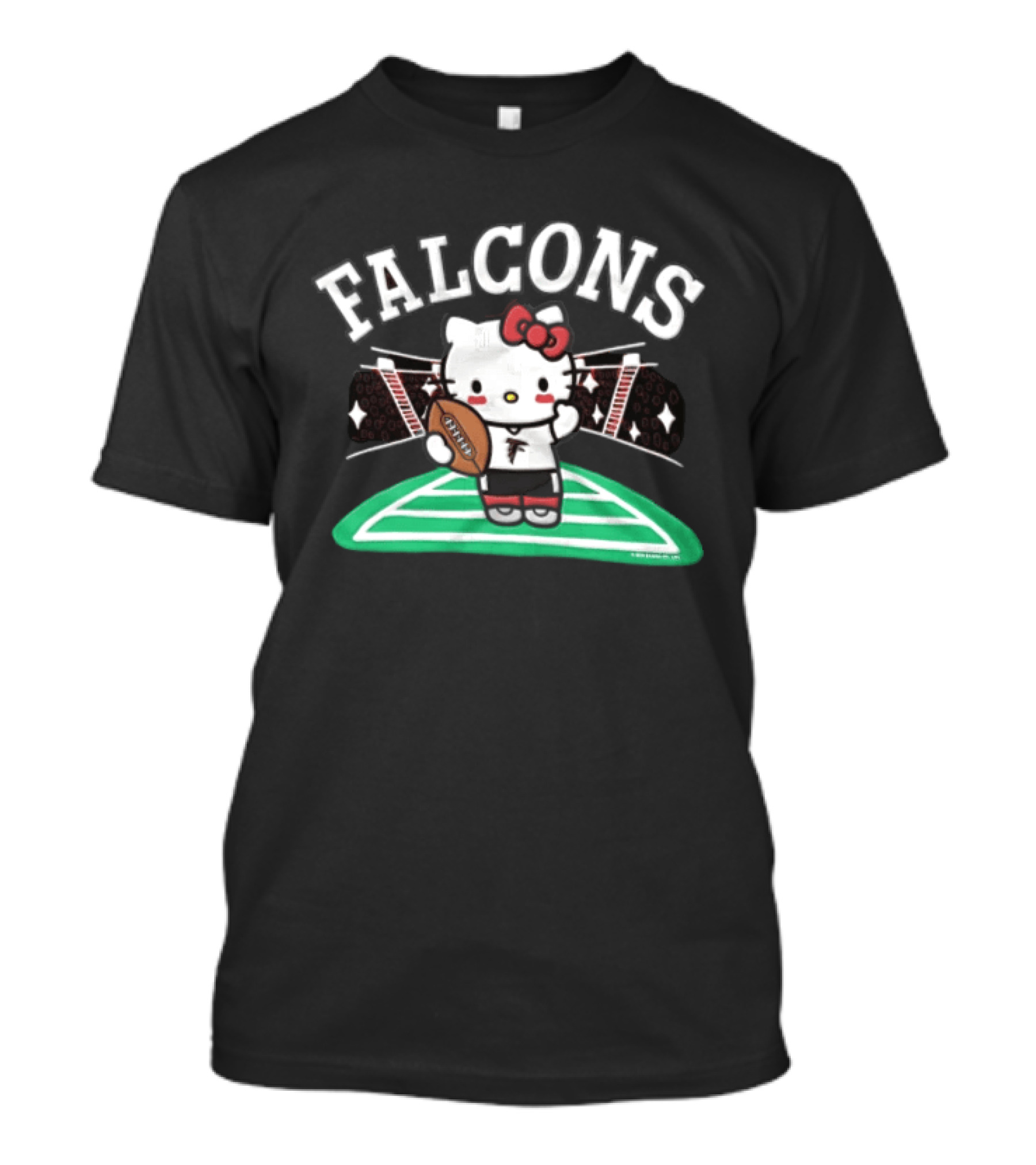 Hello Kitty Falcons Football Collaboration T-Shirt