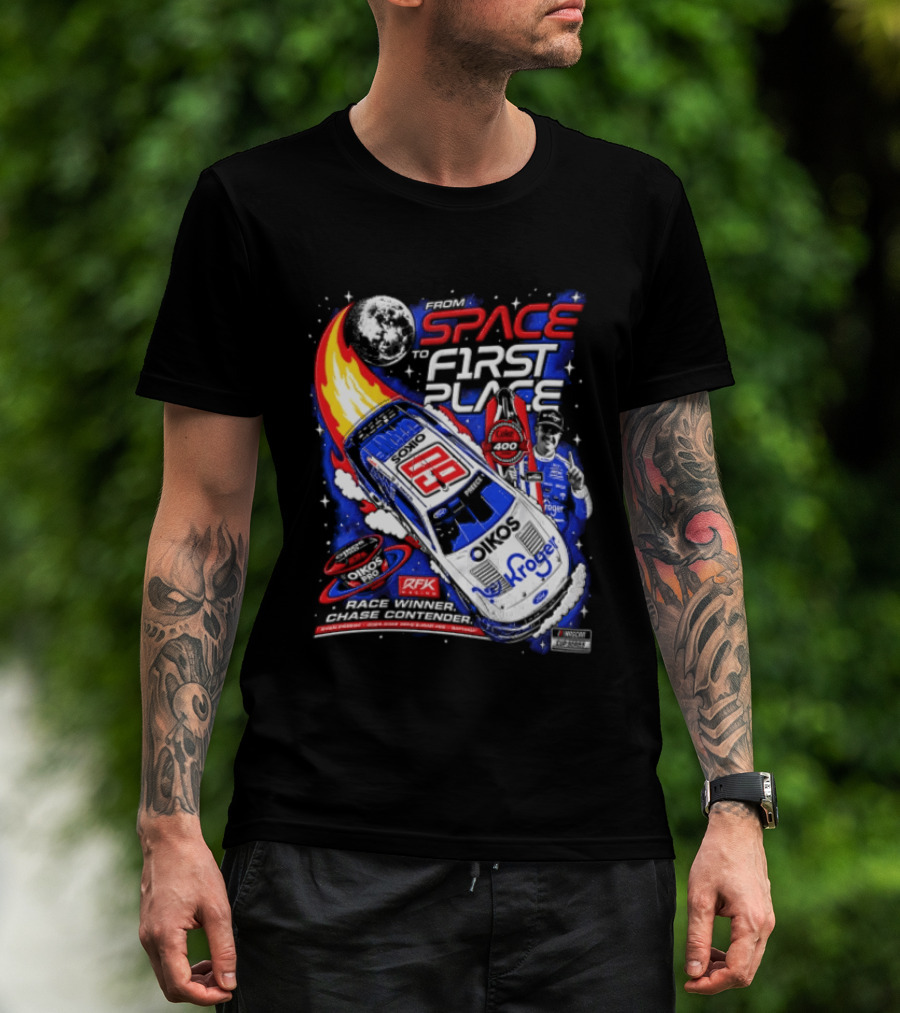 Ryan Preece Space To First Kroger RFK Racing 09 T-Shirt
