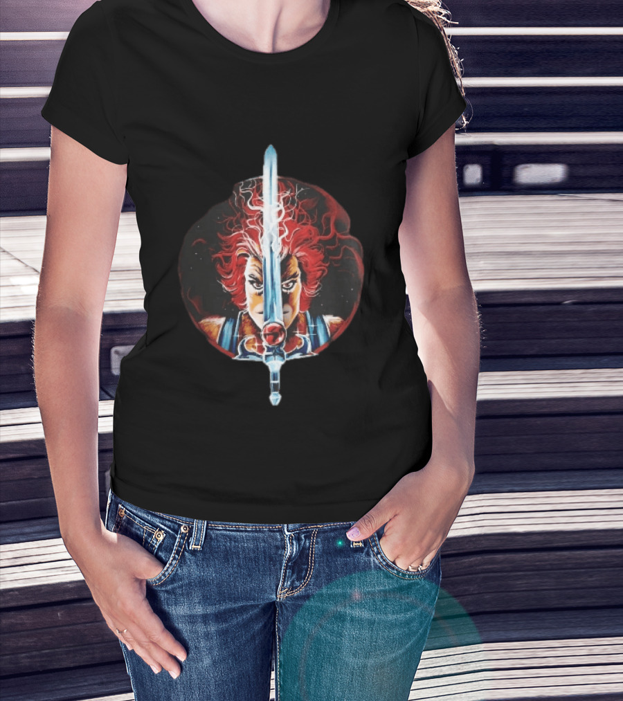 Lion O Thundercats Sword Of Omens Fiery Red Mane T-Shirt
