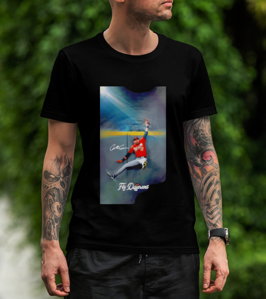 Colton Cowser Fly Different Baltimore Baseball Air Cowser T-Shirt
