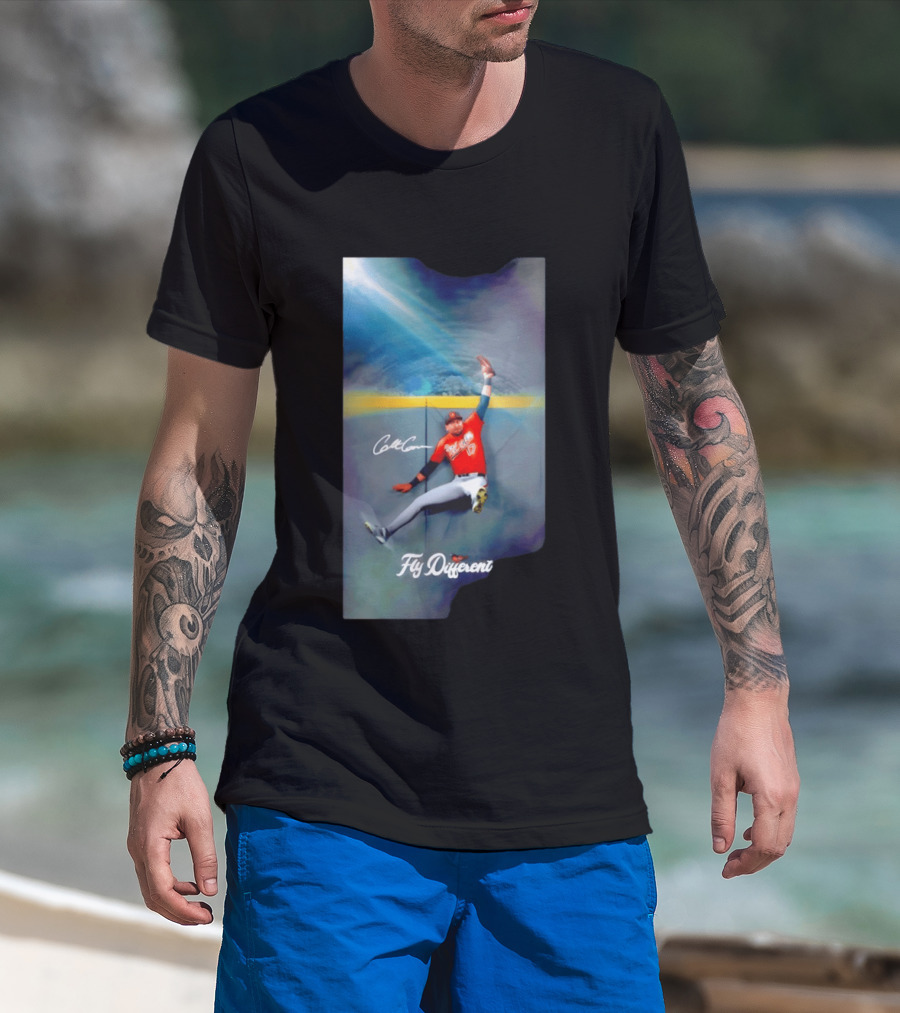 Colton Cowser Fly Different Baltimore Baseball Air Cowser T-Shirt