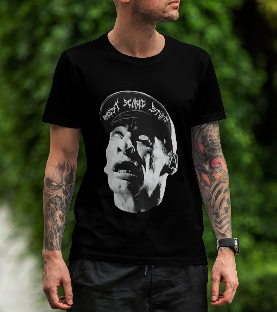Ernest Scared Stupid Horror Movie Face T-Shirt