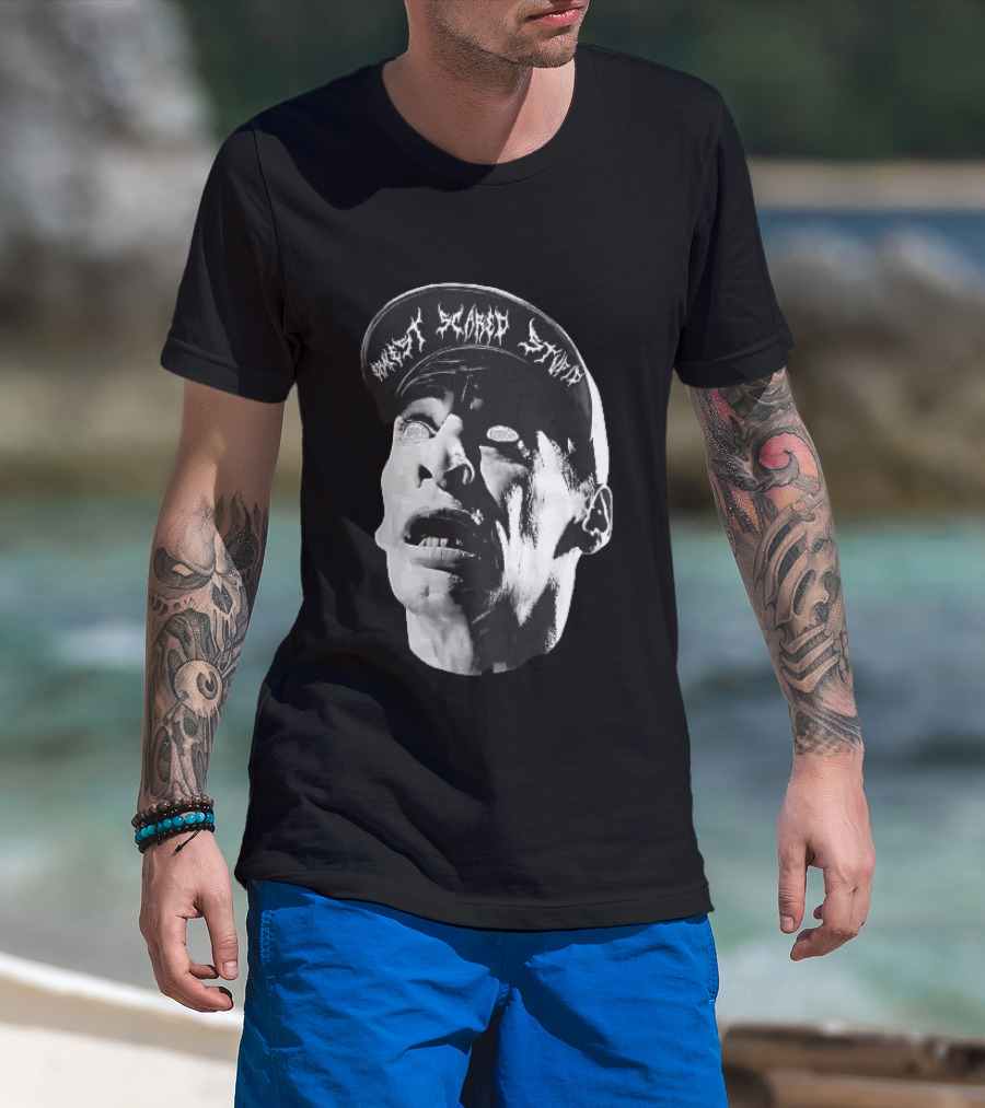 Ernest Scared Stupid Horror Movie Face T-Shirt