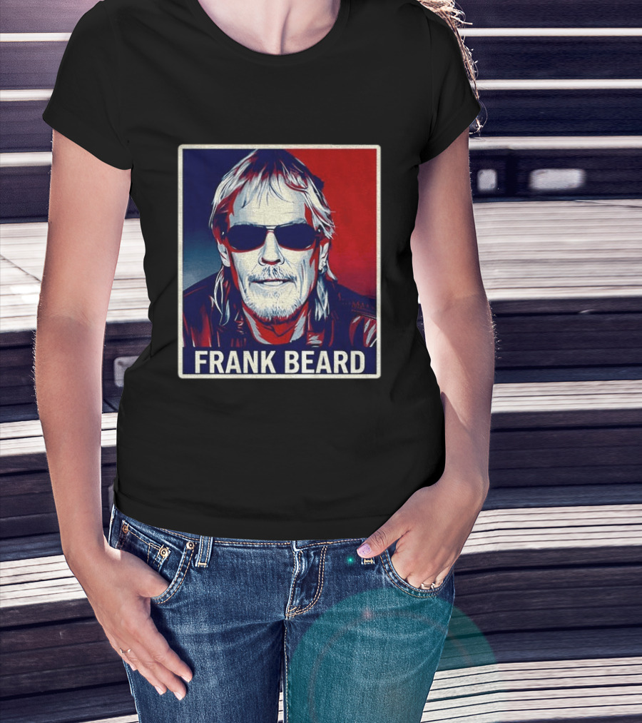 Frank Beard Vintage Rocker Sunglasses T-Shirt