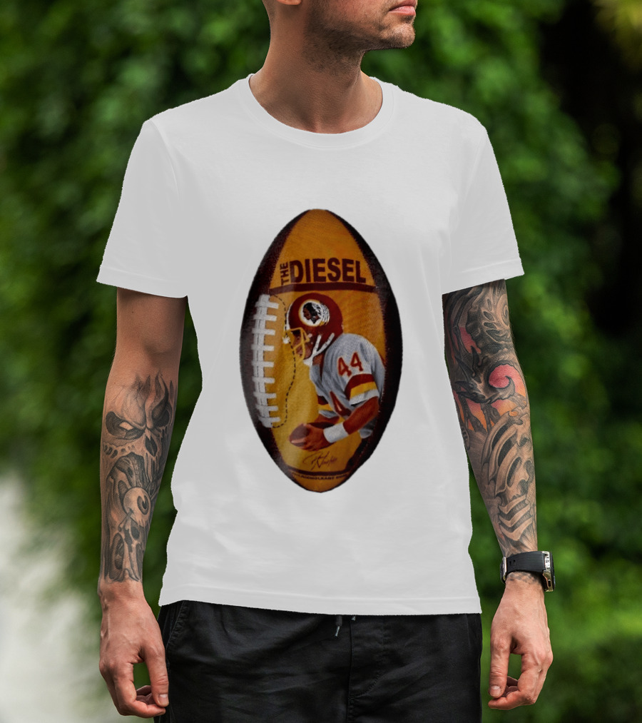 The Diesel Washington Redskins Football Vintage Memorabilia Image T-Shirt