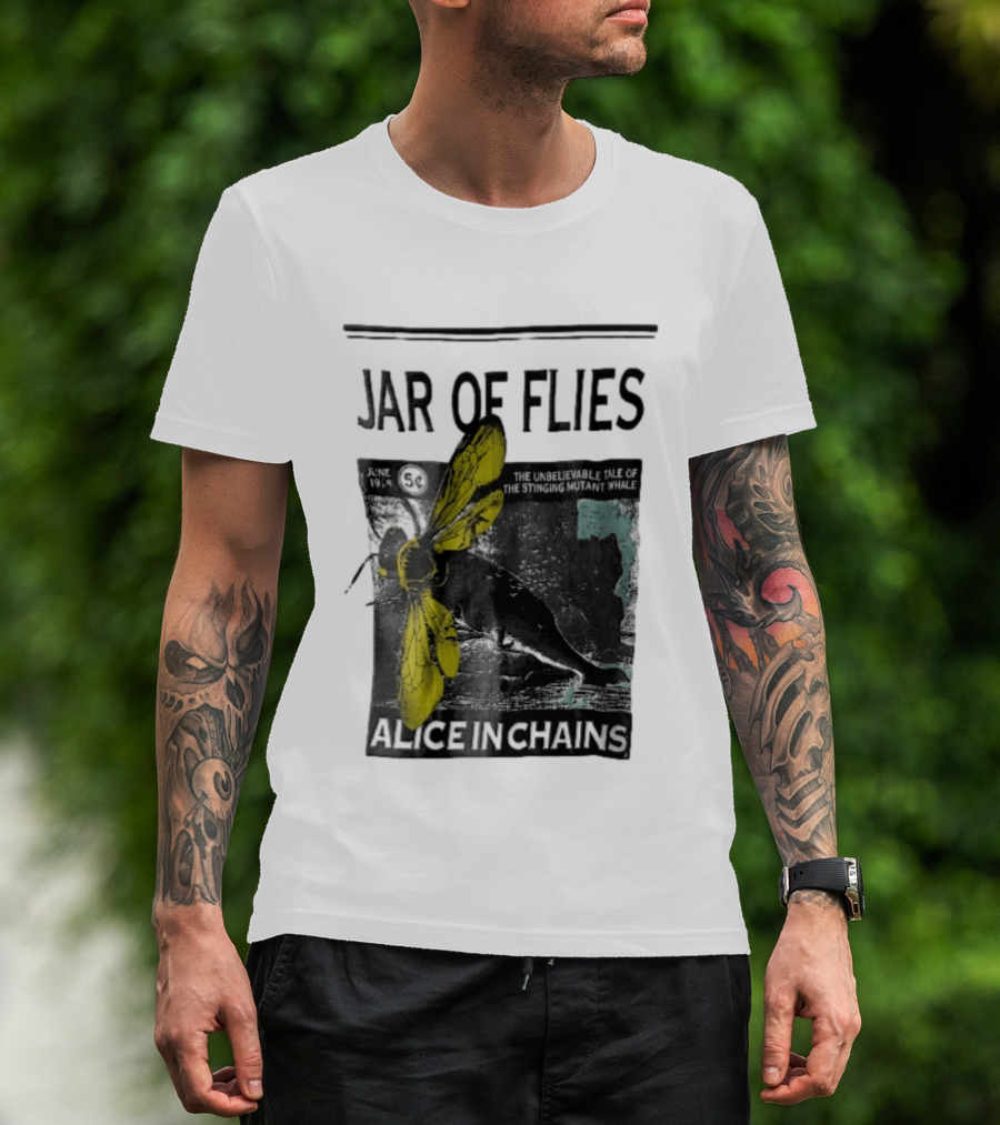 Jar Of Flies Alice In Chains Stinging Mutant Whale Tale June 1994 T-Shirt