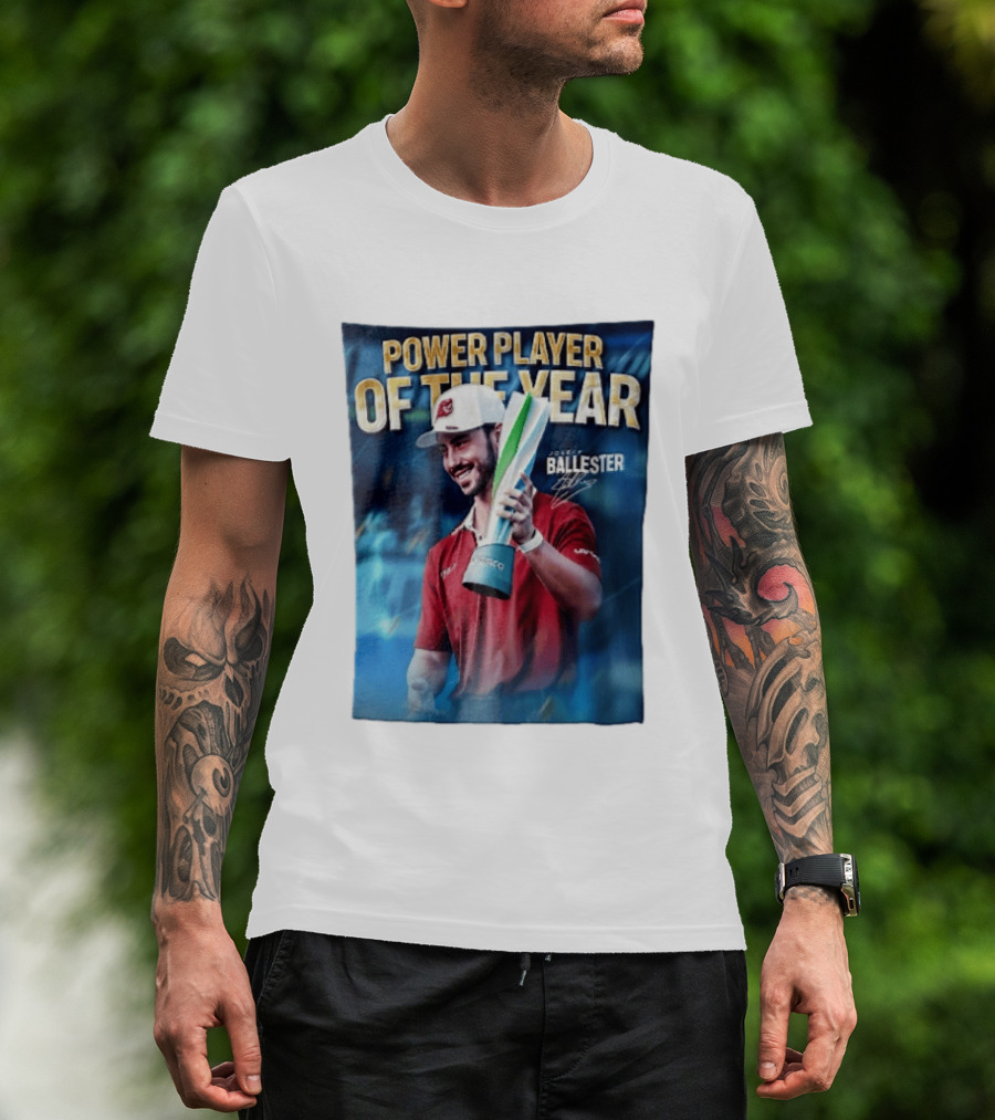 Power Player Of The Year Josele Ballester Champions Trophy Sports Celebration T-Shirt