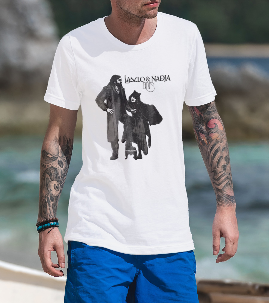 Laszlo And Nadja Bats Gothic Vampire Couple T-Shirt