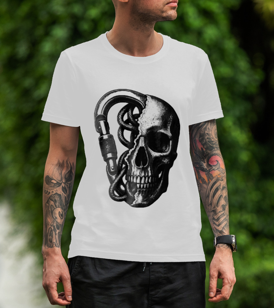 Skull Carabiner Snake T-Shirt