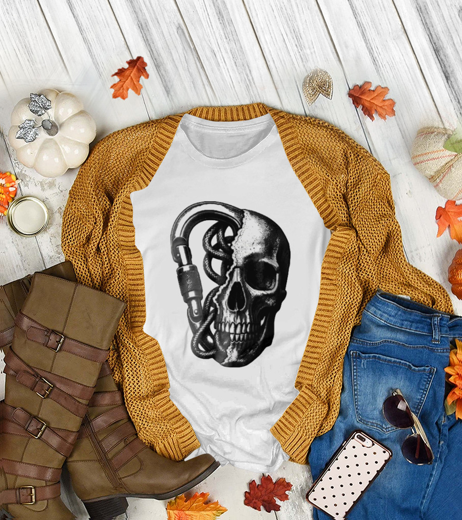 Skull Carabiner Snake T-Shirt
