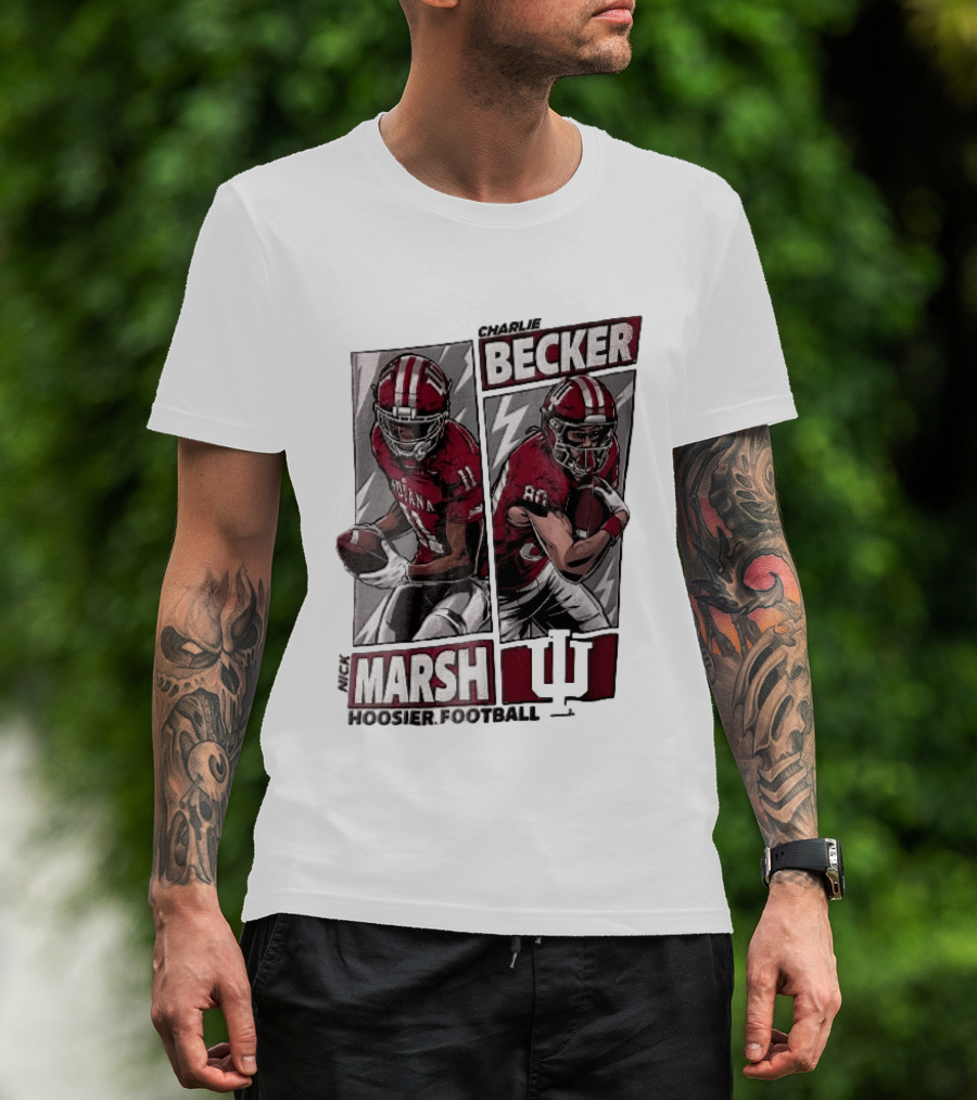 Charlie Becker Nick Marsh Hoosier Football Indiana Players T-Shirt