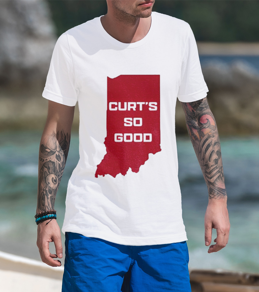 Indiana Hoosier Football Curt's So Good T-Shirt