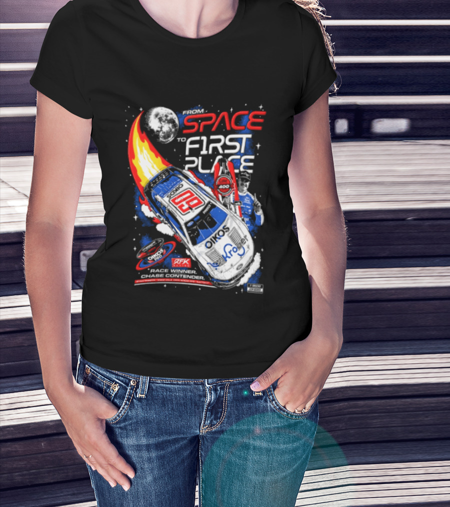 Space To First Place Daytona RFK Racing 2023 NASCAR Win T-Shirt
