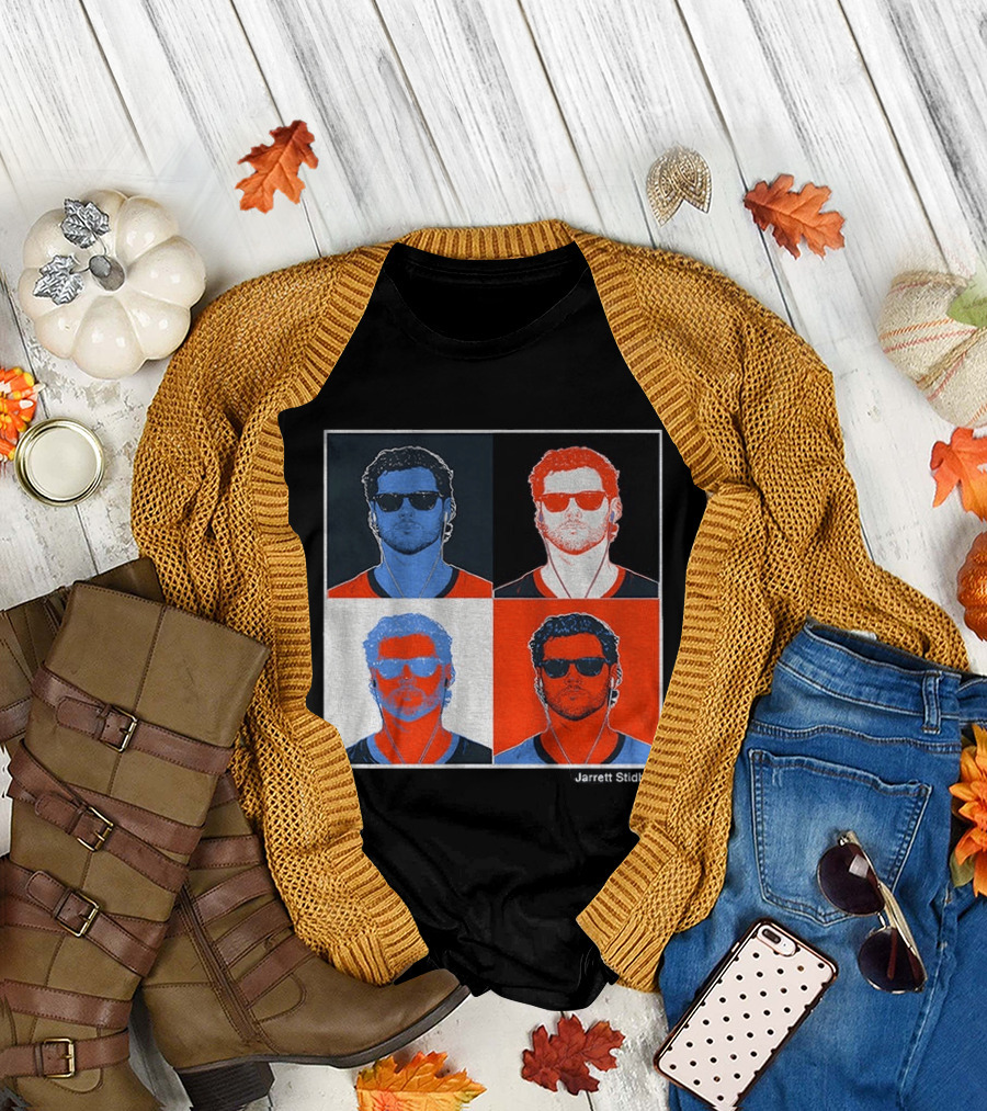 Jarrett Stidham Pop Art Denver Broncos Football Player T-Shirt
