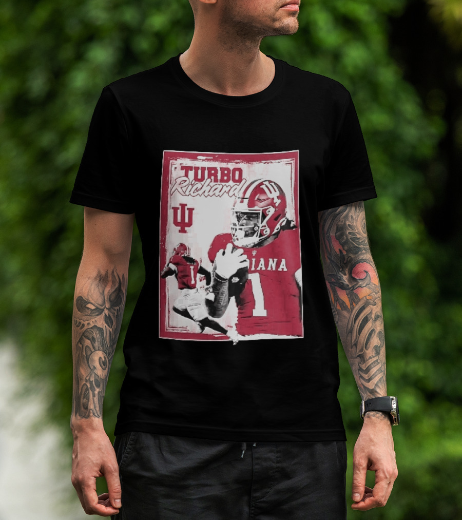 Turbo Richard Indiana Football Player IU Sports Helmets T-Shirt