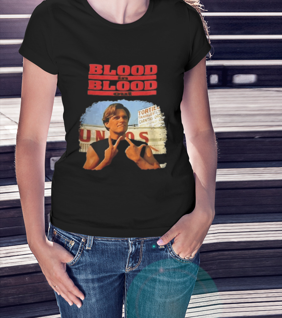 Blood In Blood Out Hand Gesture Tortillas Tamales Carnitas Image T-Shirt