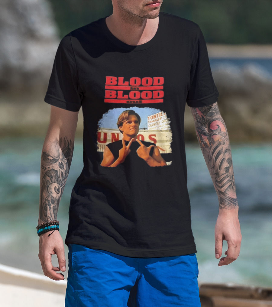 Blood In Blood Out Hand Gesture Tortillas Tamales Carnitas Image T-Shirt