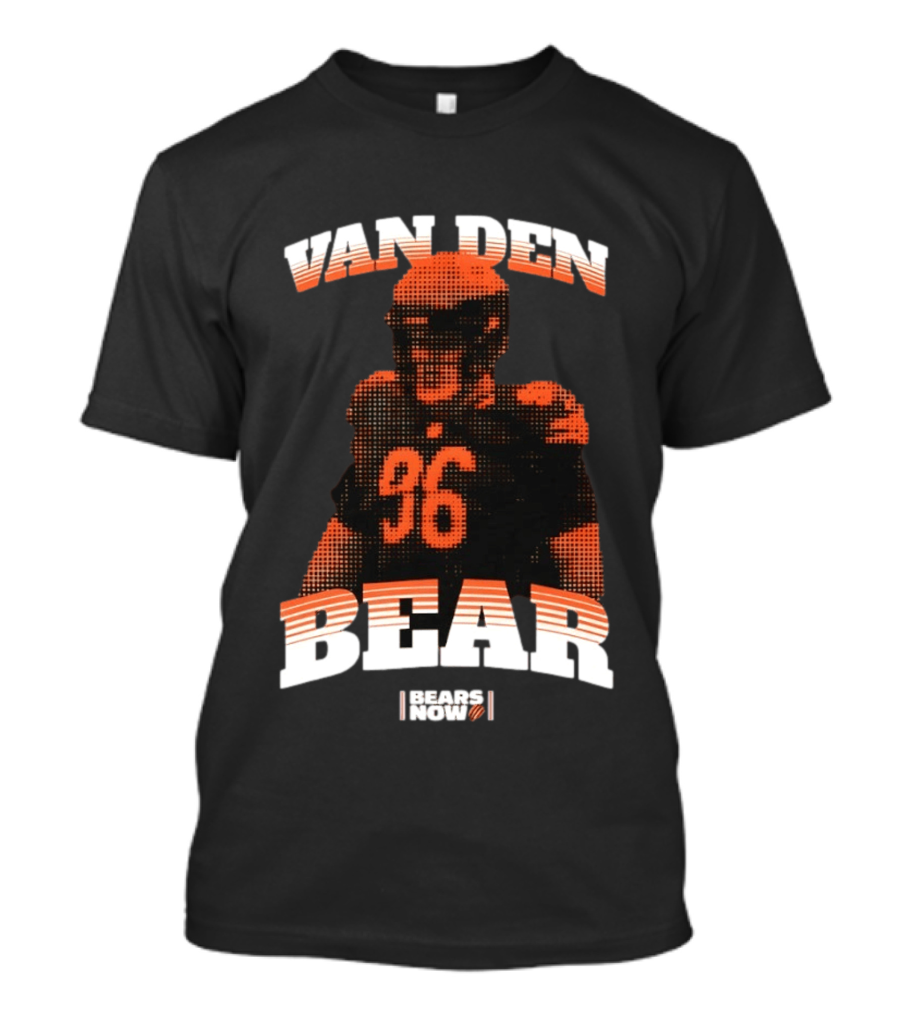 Van Den Bear Chicago Bears 36 T-Shirt