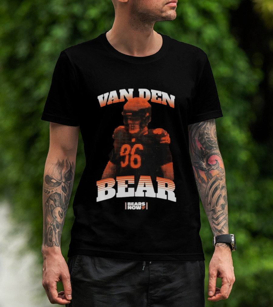 Van Den Bear Chicago Bears 36 T-Shirt