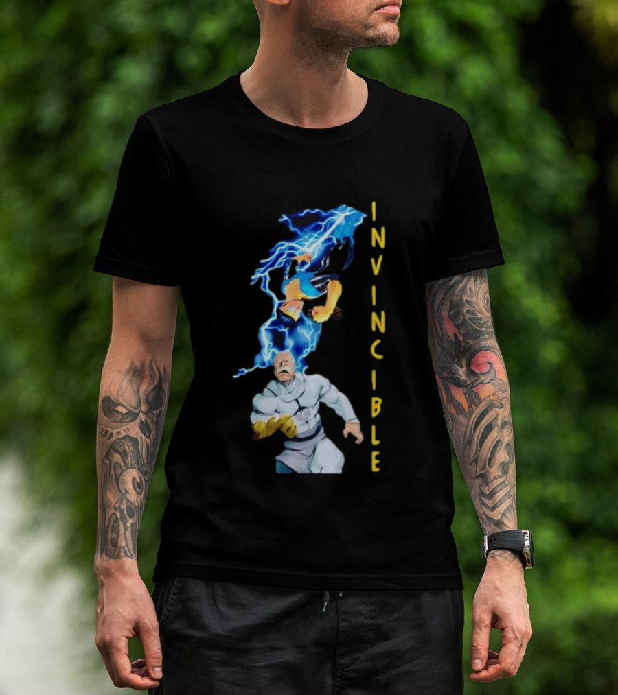 Invincible Vs Conquest Lightning Battle T-Shirt