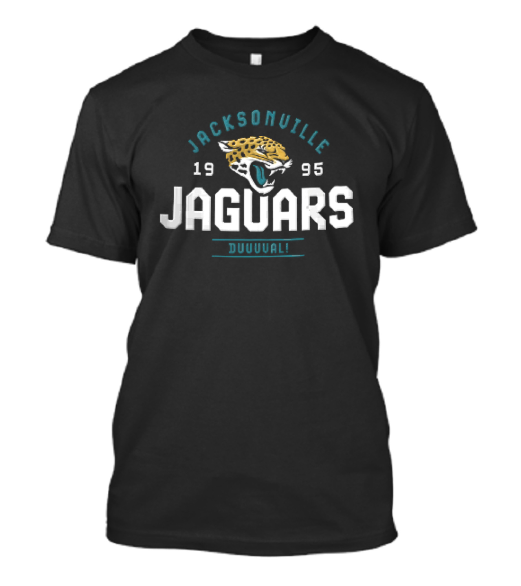 Jacksonville Jaguars 1995 Duuuval Roaring Jaguar Head T-Shirt