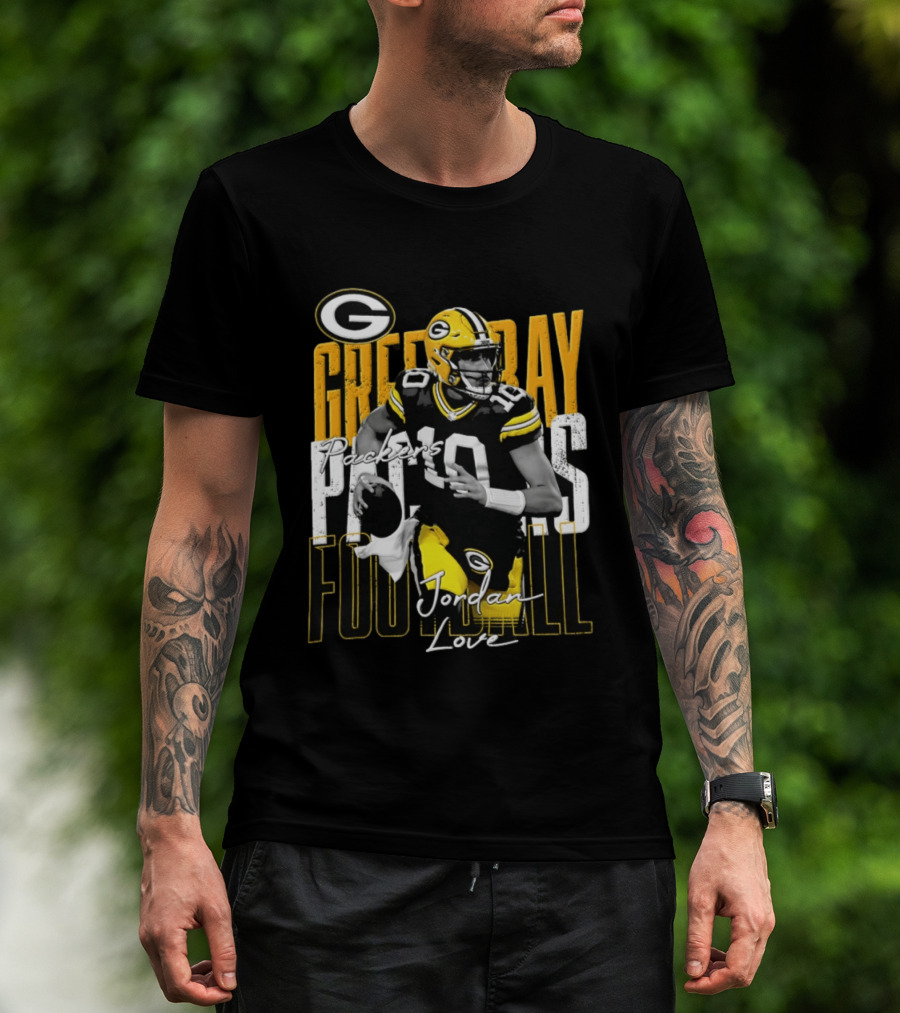 Green Bay Packers Football Jordan Love T-Shirt