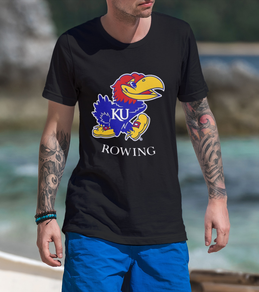 Kansas Jayhawks KU Rowing T-Shirt