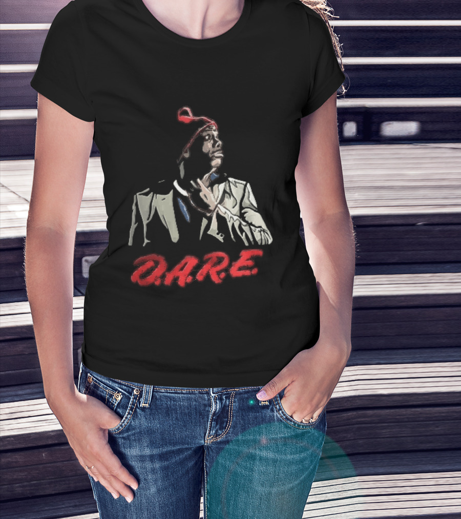 Tyrone Biggums D.A.R.E. Red Beanie Caricature T-Shirt