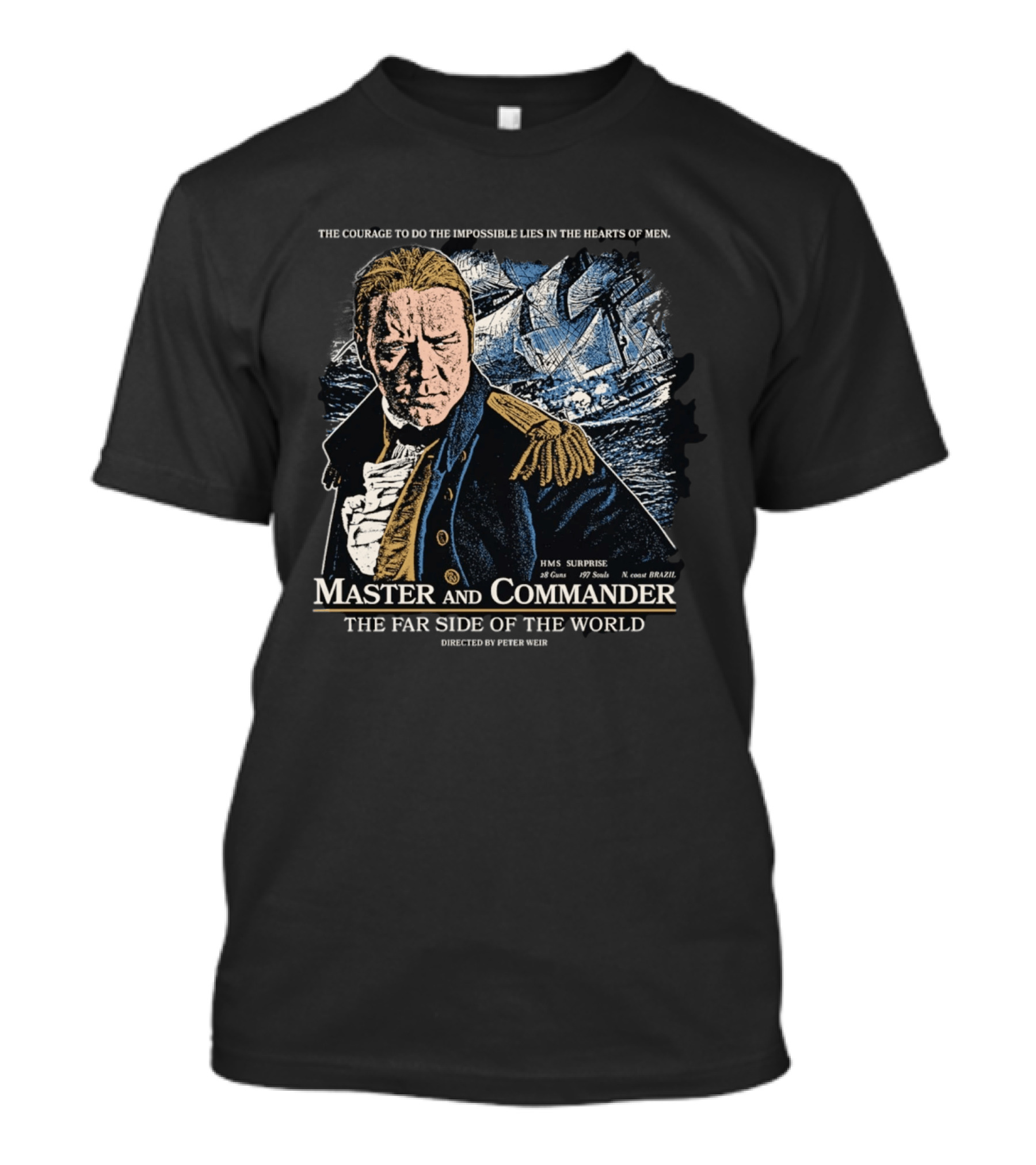 Master And Commander The Far Side Of The World HMS Surprise T-Shirt