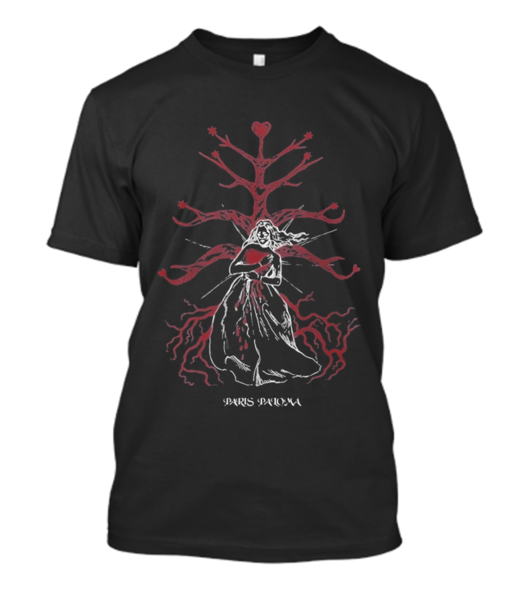 Paris Paloma The Fatal Flaw Heart Tree T-Shirt