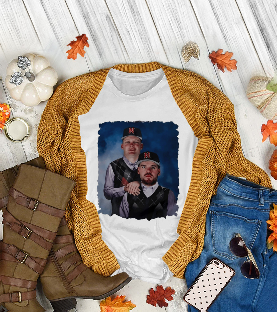 Brock Wilken And Luke Step Brothers N Cap Baseball T-Shirt