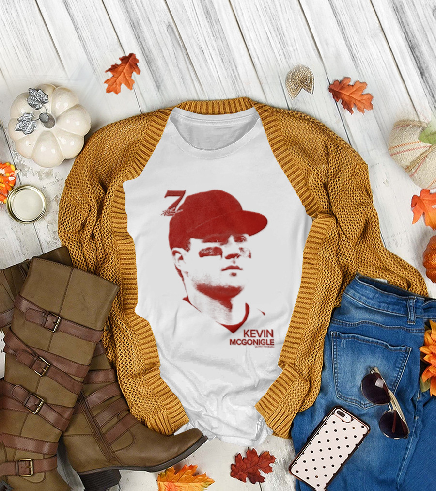 Kevin McGonigle Detroit Tigers MLB Lineage Series T-Shirt
