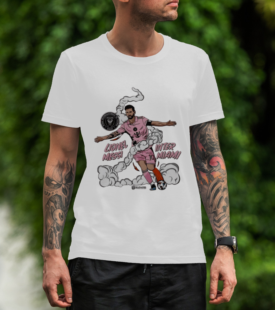 Lionel Messi Inter Miami CF 10 Soccer Player Pose MLS T-Shirt