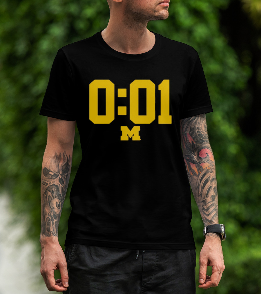Michigan Wolverines 0.01 Seconds M T-Shirt