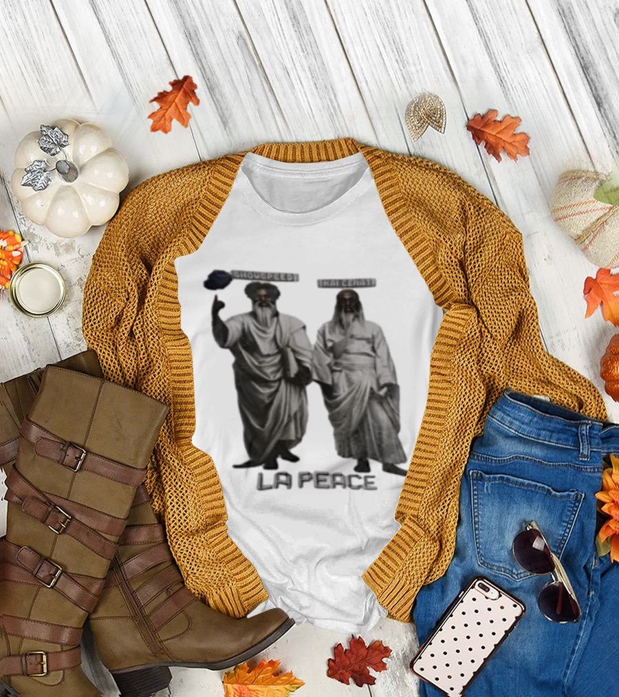 LA Peace Kai Cenat Speed Greek Statue Fashion Vibe T-Shirt