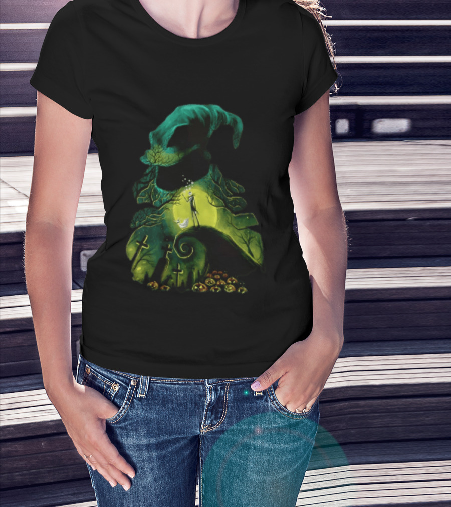Boogie Nights Jack Skellington Halloween Graveyard Scene T-Shirt