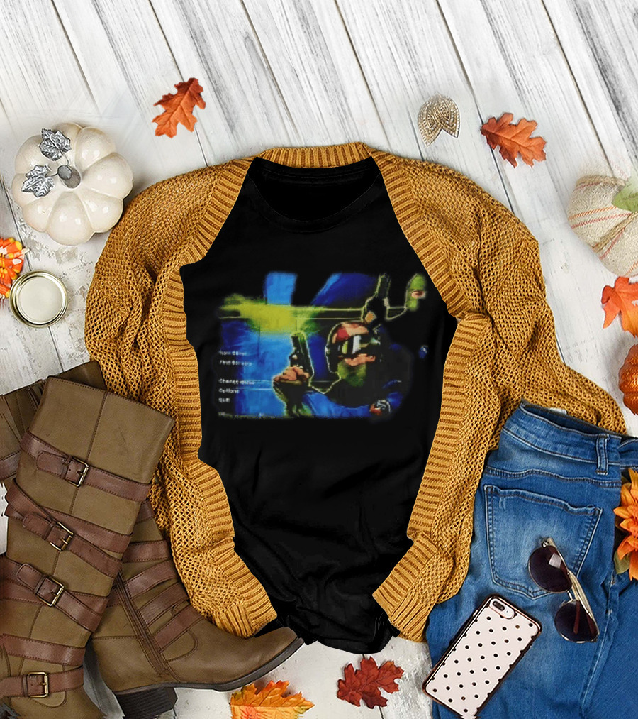 Counter Strike New Game Find Servers Change Options Quit Tactical Soldiers Guns Main Menu Screen T-Shirt