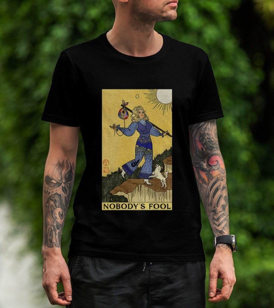Dolly Parton Nobody's Fool Tarot Card Sun T-Shirt