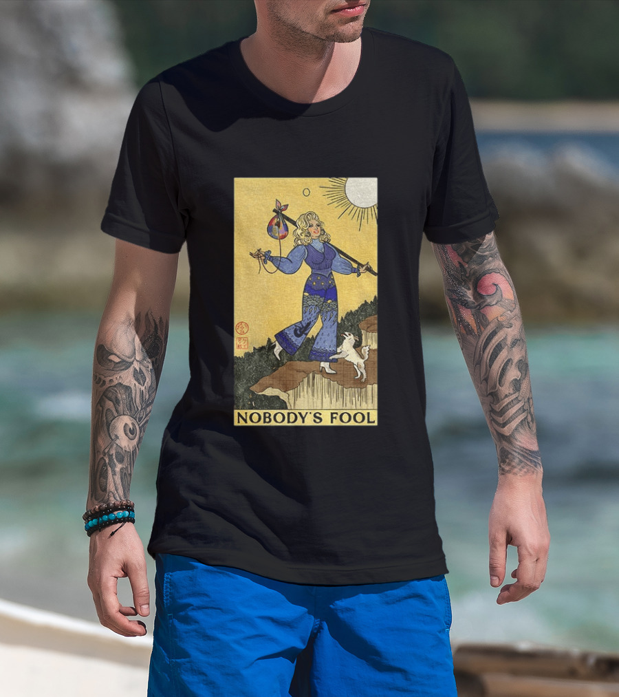 Dolly Parton Nobody's Fool Tarot Card Sun T-Shirt