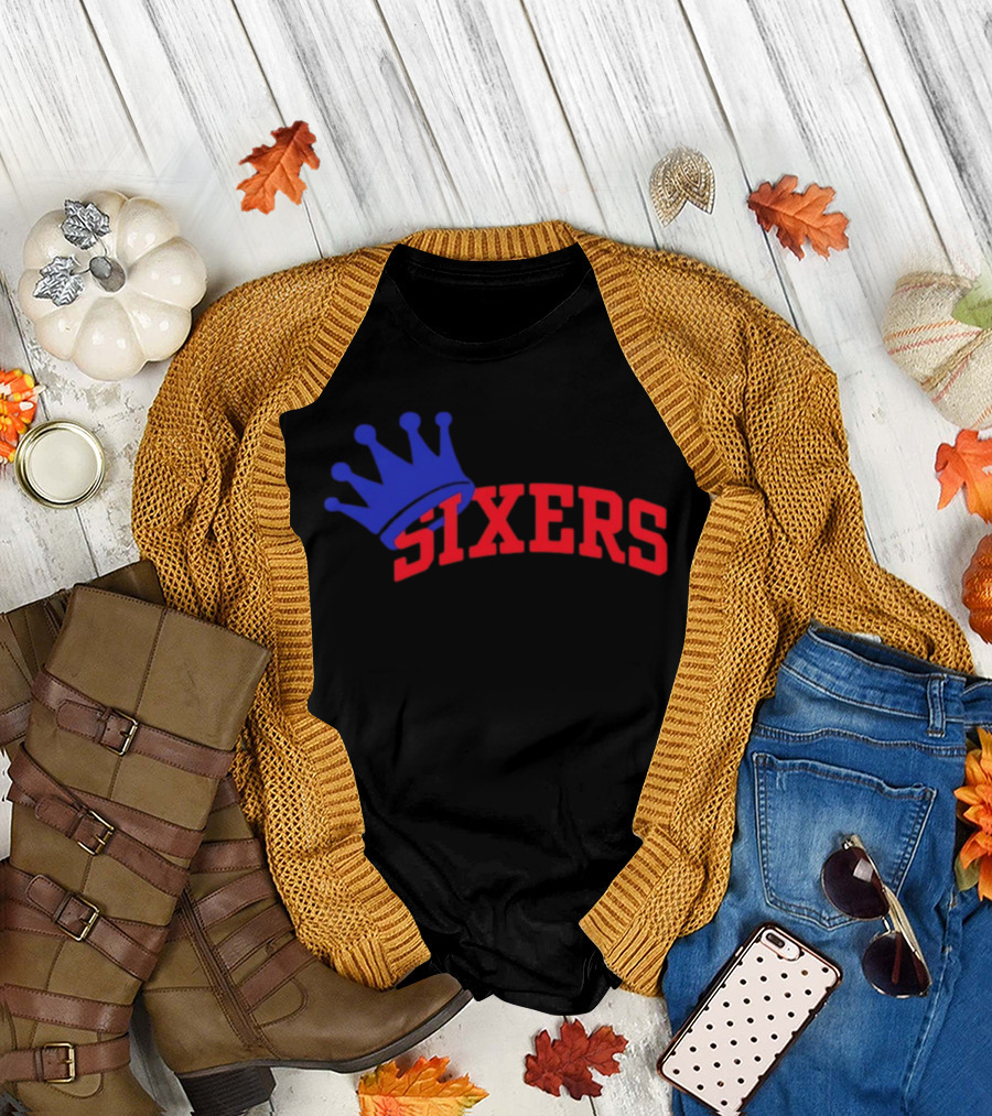 Philadelphia 76ers King LeBron James Basketball 2026 NBA T-Shirt