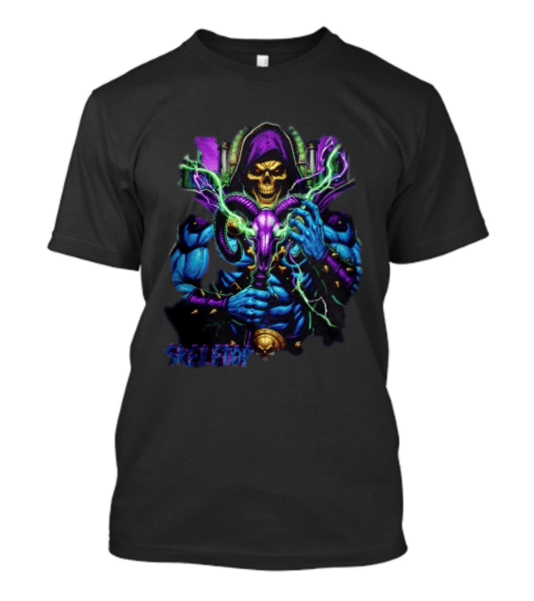 Skeletor Masters Of The Universe Electric Staff Power T-Shirt