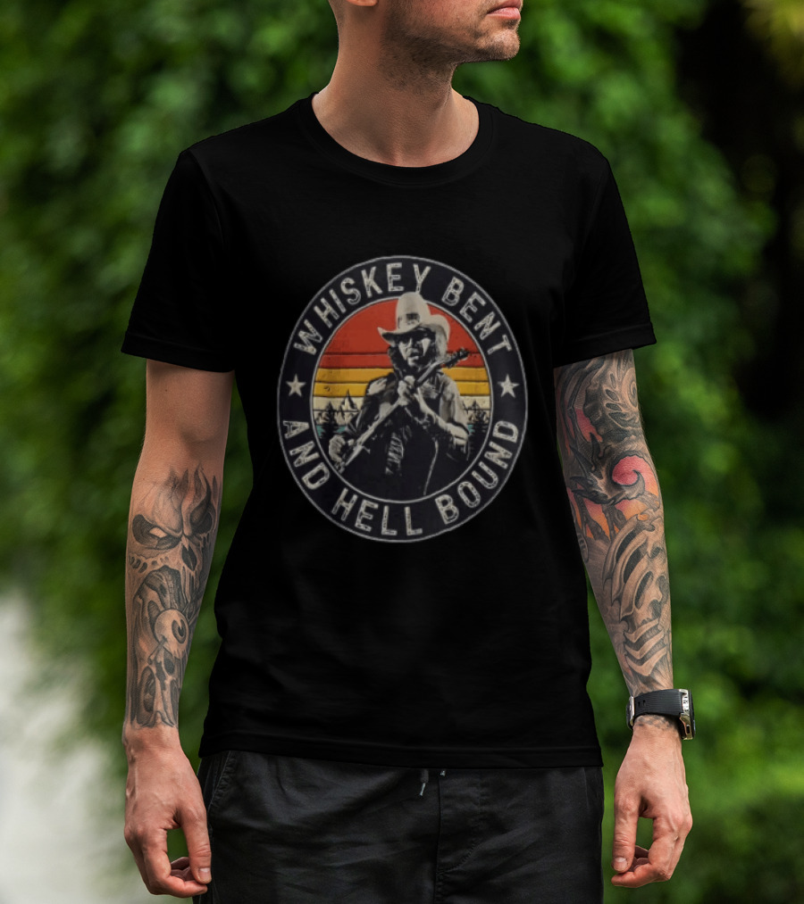 Whiskey Bent And Hell Bound Hank Williams Jr Music T-Shirt